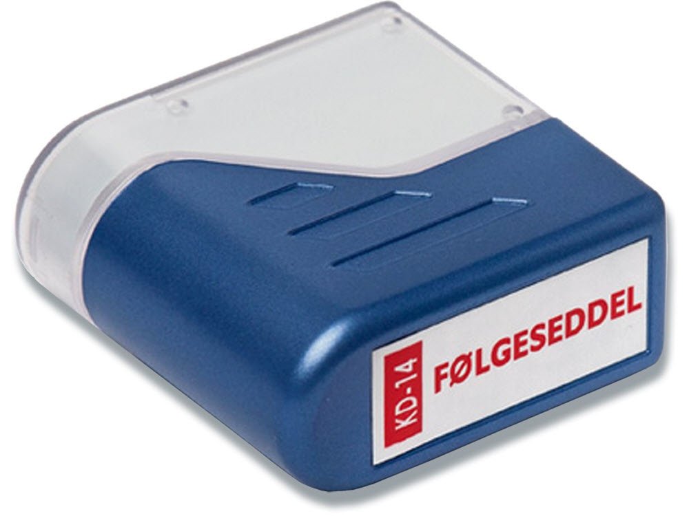 Desk stempel Flgeseddel